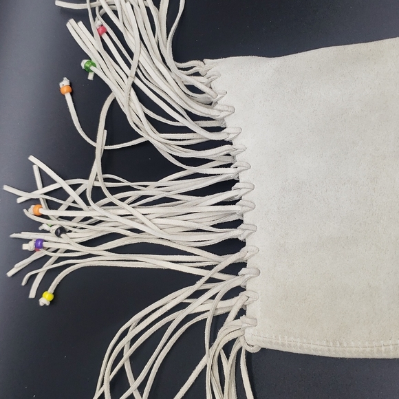 GIUSEPPE ZANOTTI BOOTS SIZE 39 COLOR WHITE SUEDE WITH BEADS 100% AUTHENTIC - Picture 9 of 17